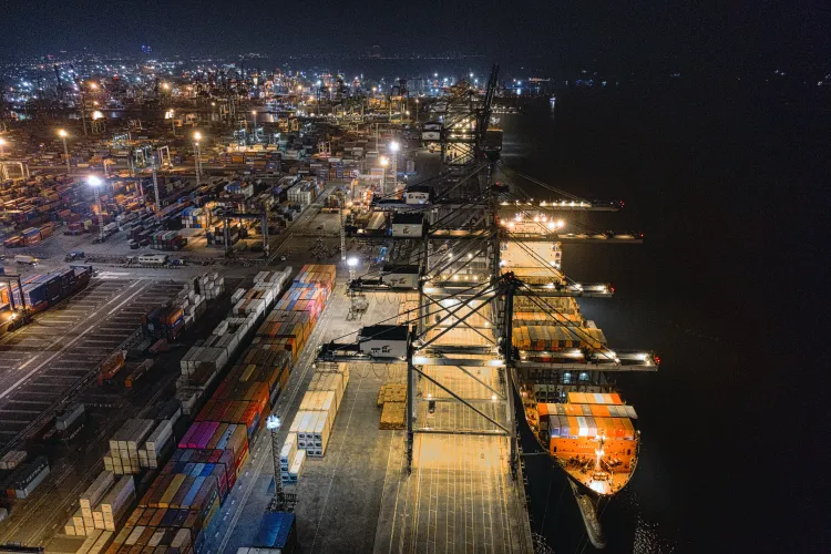 Ship in Port