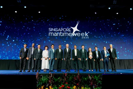 Maritime leaders at the opening ceremony of Singapore Maritime Week 2025